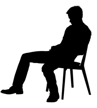 seated man