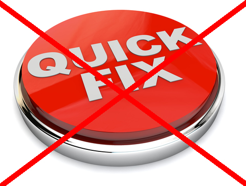 quick fix button